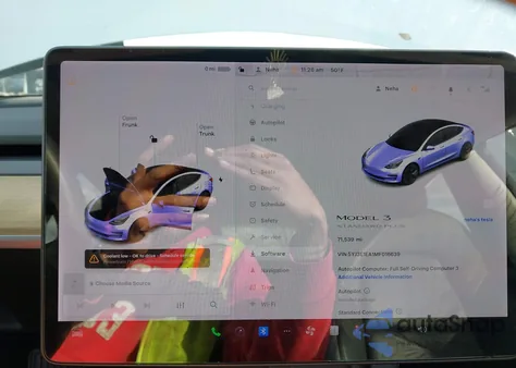 2021 Tesla Model 3 Standard Range Plus Rear-Wheel Drive from USA, damaged, VIN 5YJ3E1EA1MF016639